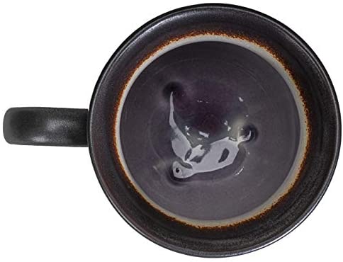 Ebros Triple Moon Magic Witch Cauldron Reduction Fired Ceramic Mug Or Bowl 32oz