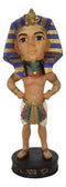 Egyptian Gods Horus Anubis Pharaoh King Tut And Nefertiti Bobblehead Set of 4