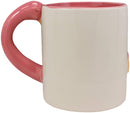 Ebros Tropical Pink Flamingos Ceramic Coffee Mug (16 oz Drinking Cup Mug, 1 PC)