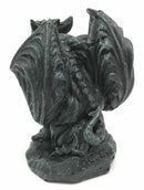 Small Stoic Winged Giant Rat Growling Gargoyle Decorative Figurine 3.25" Tall