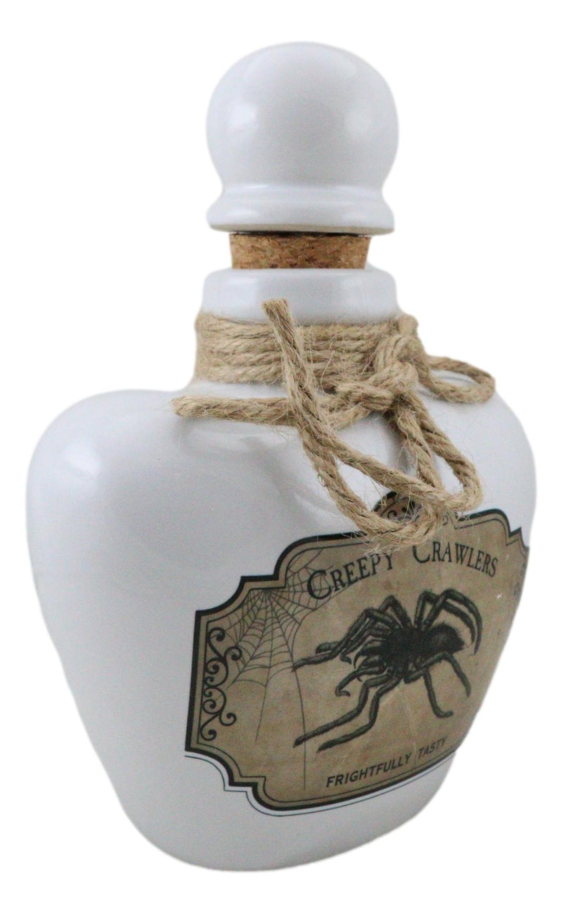 Ceramic Creepy Crawlers Spider Mad Doctor Witchcraft Poison Prop Potion Bottle