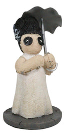 Ebros Pinheadz Monster with Voodoo Stitches Figurine 4.25"H (Mrs Frankenstein)