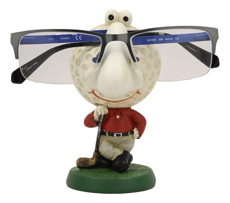 Pro Golfer Golf Novelty Gifts Whimsical Eyeglass Spectacle Holder Decor Statue