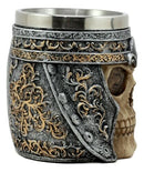 Royal Fleur De Lis Centurion Helmet Skull Coffee Mug 11oz Beer Stein Tankard