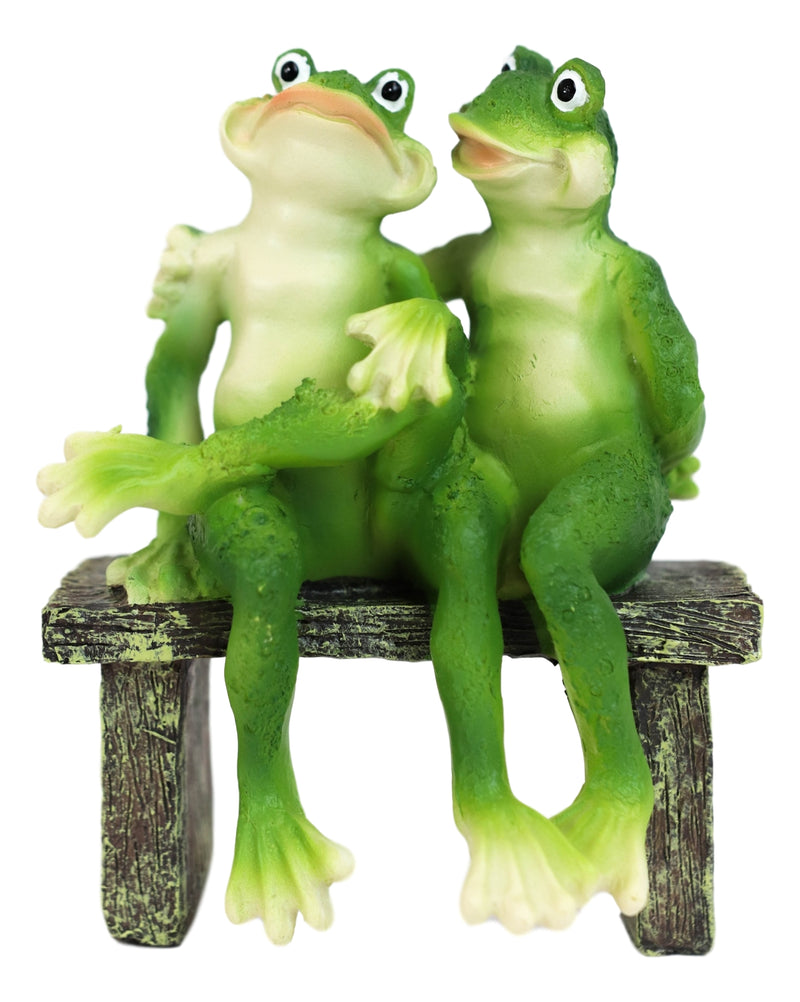 Ebros Gift Kiss A Frog Prince Charming with Crown Decorative Figurine