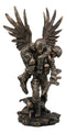 Marine Guardian Angel Military Soldier Carrying A Wounded Brother Statue 13"H