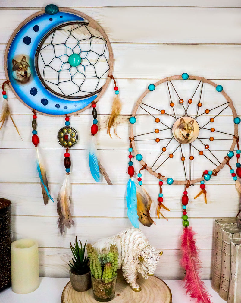 Native Indian Turquoise Raven Ring Dreamcatcher Wall Hanging Decor Dream  Catcher