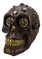 Cool Steampunk Maroon Unit Task Force Gearwork Skull Figurine Skeleton Army