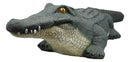 Ebros Gift Large Realistic Crocodile On Belly Crawl Pose Garden Accent Statue Lake Home Patio Pool Exotic Decor of Alligators Crocodiles Caiman Gator Decorative Sculpture Figurine (26" Long) - Ebros Gift