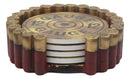 Western 12 Gauge Shotgun Shells Hunter's Ammo Round Coaster Set With 4 Coasters