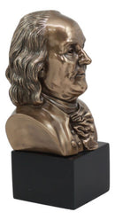 American Founding Father Benjamin Franklin Bust Statue Patriotic Political Hero