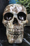 Day of The Dead Agate Gemstone Volcanic Rock Quartz Skull Ossuary Figurine