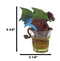 Drunken Spirit Cocktail Drink Gin And Tonic Dragon In Glass Shooter Figurine