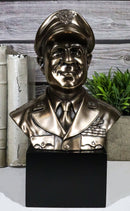 Ebros American Aviation Pioneer Jimmy Doolittle Military Airman Pilot Bust 9"H