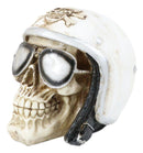 Air Force Aviation Airman Fighter Pilot Helmet Skull With Aviator Shades Statue