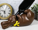 Whimsical 'Eye Candy' Realistic Chocolate Easter Bunny Rabbit Wine Bottle Holder