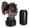 Majestic Mighty 2 American Bald Eagle Heads With Talons Bronzed Resin Figurine