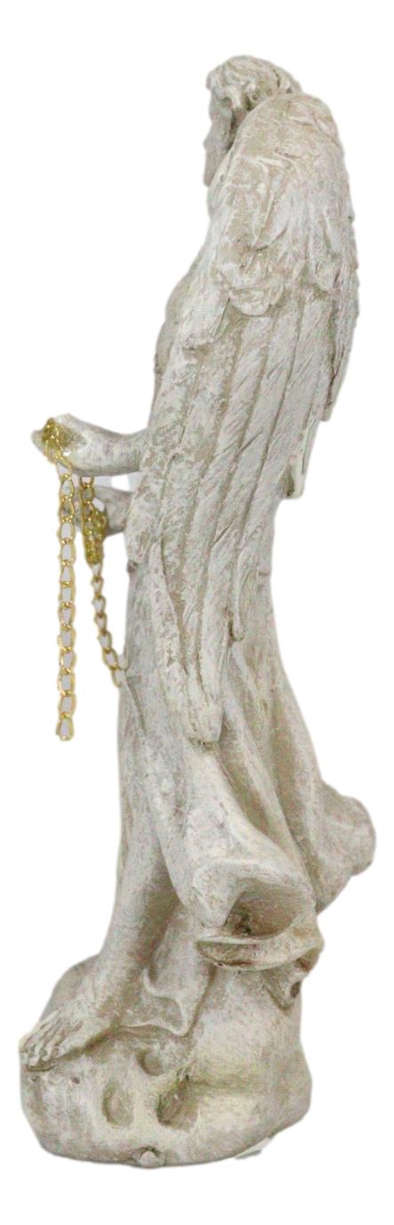 Ebros Holy Archangel Saint Sealtiel Statue 5"H Prayer of God Worship And Intercession