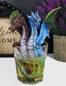 Drunken Spirit Cocktail Drink Gin And Tonic Dragon In Glass Shooter Figurine