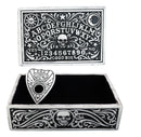 Ouija Spirit Board Scrying Trance Skull Decorative Jewelry Box with Planchette