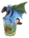 Drunken Spirit Cocktail Drink Gin And Tonic Dragon In Glass Shooter Figurine