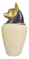 Ancient Egyptian Feline Cat Goddess Bastet Canopic Jar Memorial Urn Figurine