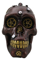 Cool Steampunk Maroon Unit Task Force Gearwork Skull Figurine Skeleton Army