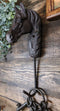 Pack Of 3 Cast Iron Rustic Western Country Horse Coat Keys Wall Hanging Hook