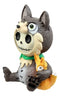 Furrybones Big Bad Wolf Figurine 3.5"H Hooded Wolfgang Costume Skeleton Monster