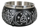 Wicca Metaphysical Triple Moon Celtic Triquetra Symbol Smudging Smudge Bowl