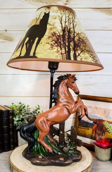 TV Lamp, Country Western, outlets Horses