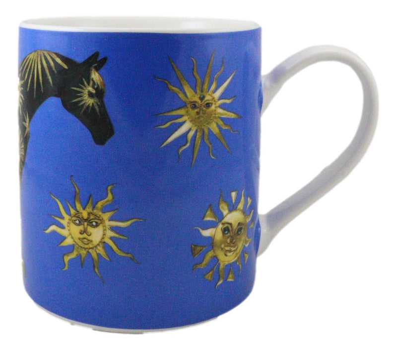 Trail Of Painted Ponies Western Solar Suns Sky Of Enchantment Horse Ceramic Mug