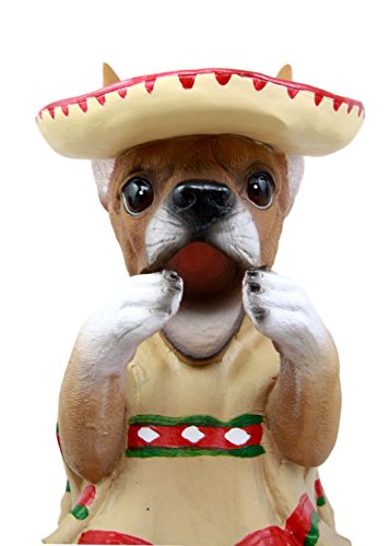 Ebros Mexican Chihuahua Poncho Sombrero Decorative Wine Bottle Holder Rack