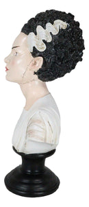 The Bride Of Frankenstein Bust Figurine With Red Bloodshot LED Light Up Eyes