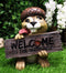 Large Crazy Squirrel with Acorn Hat Welcome to The Nuthouse Guest Greeter Statue