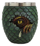 Green Khaleesi's Dragon Scale Egg With Hatching Wyrmling Small Cup Shot Glass