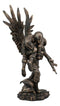 Marine Guardian Angel Military Soldier Carrying A Wounded Brother Statue 13"H