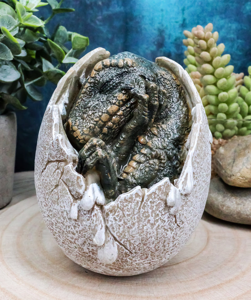 Jurassic Era Predator Tyrannosaurus Rex In Egg Dinosaur Figurine Collectible