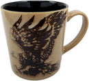 Ebros Glazed Stoneware Patriotic Bald Eagle 13oz Ceramic Mug Coffee Cup