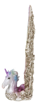 Ebros Fantasy Rainbow Sacred Unicorn by Crystal Pillar Incense Holder Burner