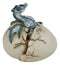 Cold Bifrost Dragon Hatchling Breaking Out Of Egg Shell Figurine Myth & Legends