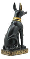 Egyptian God Of The Afterlife And Mummy Anubis Dog Dollhouse Miniature 3"H