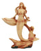 Ebros Nautical Ocean Marine Mermaid Princess with Dolphin Decor Statue 9" Tall