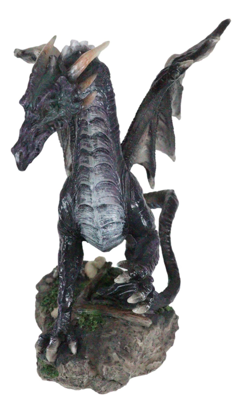 Black Shadow Night Dragon Figurine Dream Weaver Legendary Creature Sculpture