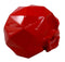 Ebros Gift Geometric Matrix Polygon Red Blood Skull Decorative Figurine 8.5"L