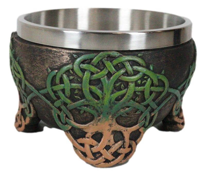 Wicca Metaphysical Spiritual Celtic Tree Of Life Yggdrasil Smudging Smudge Bowl