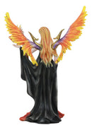 Nene Thomas Fire Goddess Elemental Fairy With Blood Phoenix Avatar Statue 15"H