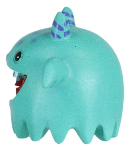 Underbedz Turquoise Polkadot Daemon Winged Imp Monster With Horns Figurine