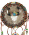 Pack of 2 Wild Horses Floral Cow Skull Dreamcatcher Beaded Feather Wall Plaques