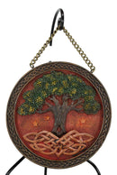 Celtic Tree Of Life Sacred Knotwork Roots Medallion Backflow Incense Cone Burner